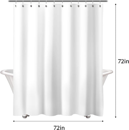 Sunlit Christmas Shower Curtain, Green Xmas Pine Tree with Red Star Ornament Holiday Floral Holly Berries Decorations Festive Bathroom Fabric Shower Curtain, Home Decor Tapestry, 72" x 72"