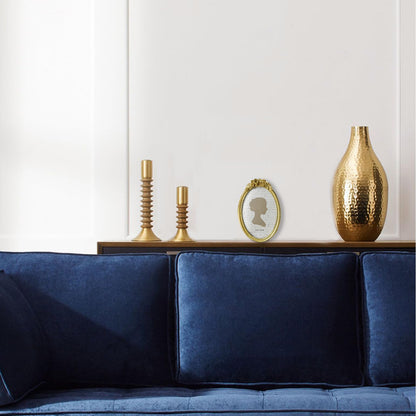 Sunlit Vintage Picture Frame 4x4 Inch, Luxury Antique Photo Frames with Glass Front, Luxury Photo Display, Tabletop Wall Hanging, Gift Ideas, Golden Rose