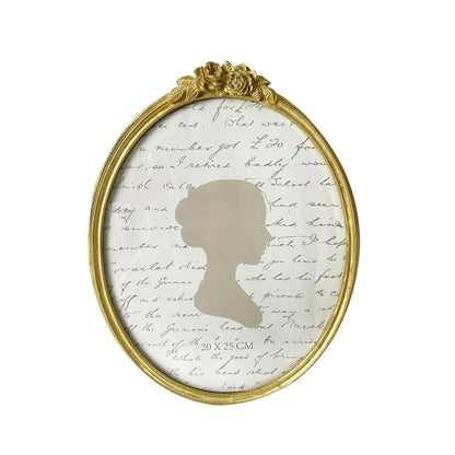 Sunlit Vintage Picture Frame 4x4 Inch, Luxury Antique Photo Frames with Glass Front, Luxury Photo Display, Tabletop Wall Hanging, Gift Ideas, Golden Rose