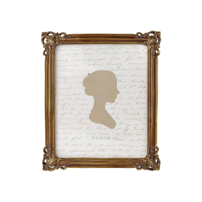 Sunlit Vintage Picture Frame 4x6 Inch, Luxury Antique Photo Frames with Glass Front, Photo Display, Tabletop Wall Hanging, Gift Ideas