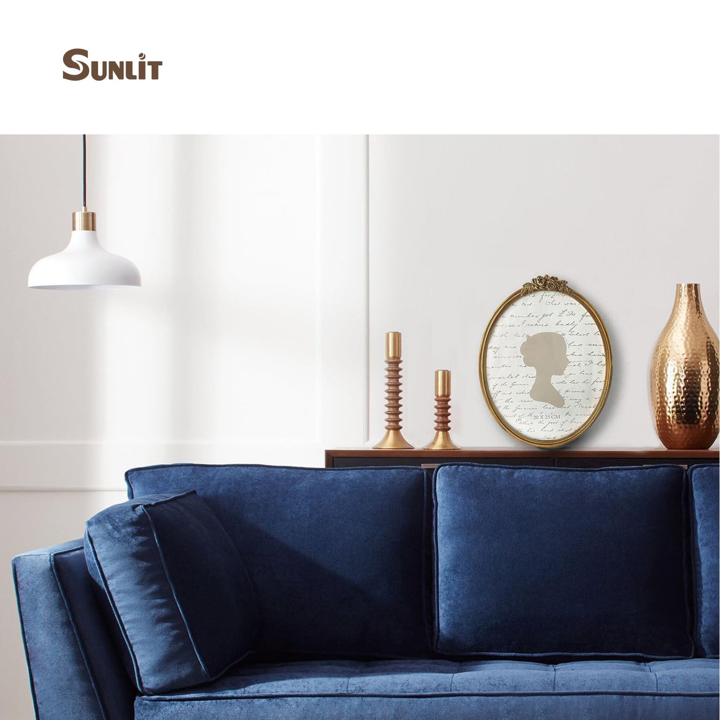 Sunlit Vintage Picture Frame 4x4 Inch, Luxury Antique Photo Frames with Glass Front, Luxury Photo Display, Tabletop Wall Hanging, Gift Ideas, Golden Rose