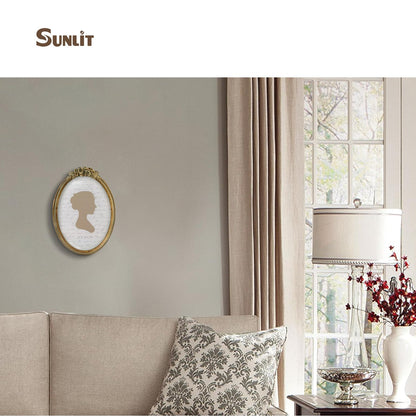 Sunlit Vintage Picture Frame 4x4 Inch, Luxury Antique Photo Frames with Glass Front, Luxury Photo Display, Tabletop Wall Hanging, Gift Ideas, Golden Rose