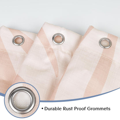 Sunlit 36x72 Inches Sage Green Textured Slubbed Fabric Shower Curtain, Mid Century Modern Palm Leaf Small Stall Shower Curtains for Bathroom Decoration, RV Half Size Narrow Boho Bathroom Curtains