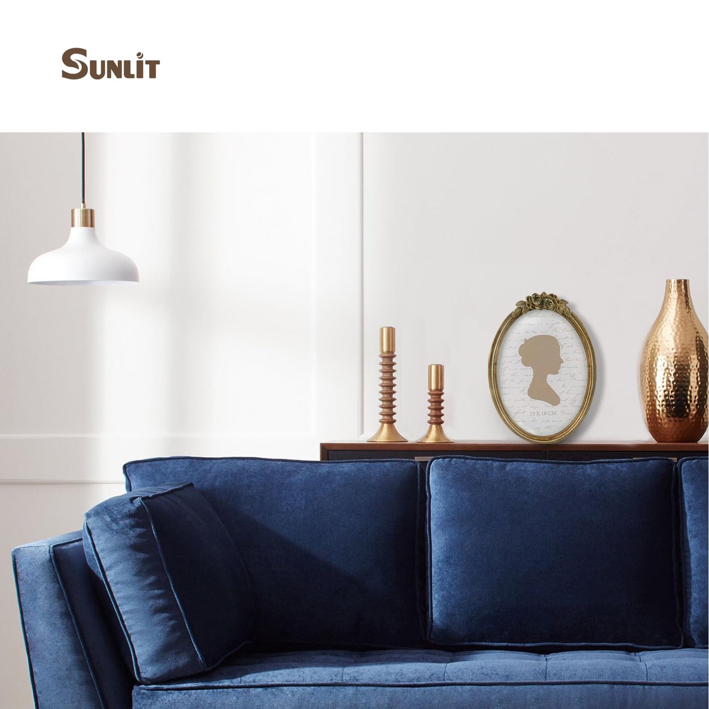 Sunlit Vintage Picture Frame 4x4 Inch, Luxury Antique Photo Frames with Glass Front, Luxury Photo Display, Tabletop Wall Hanging, Gift Ideas, Golden Rose