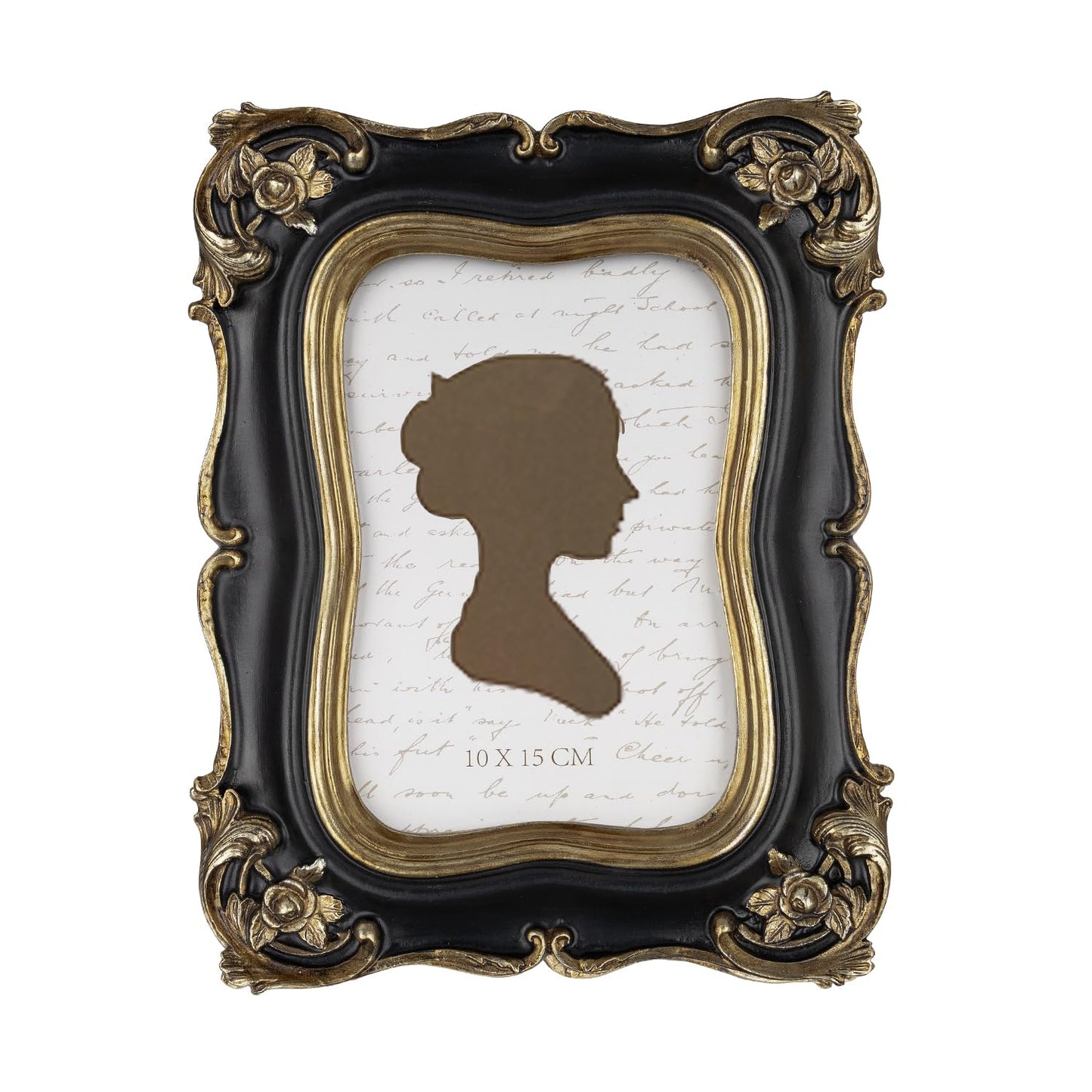 Sunlit Vintage Small Picture Frame 2.5x3.5 Inch, Antique Mini Polaroid Photo Frames with Glass Front, Luxury Wallet Size Picture Frames, Tiny Photo Frames Display Tabletop Wall Hanging Gift Ideas, Gold