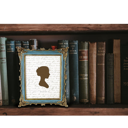 Sunlit Vintage Picture Frame 4x4 Inch, Luxury Antique Square Photo Frames with Glass Front, Photo Display, Tabletop Wall Hanging, Gift Ideas, Bronze Gold
