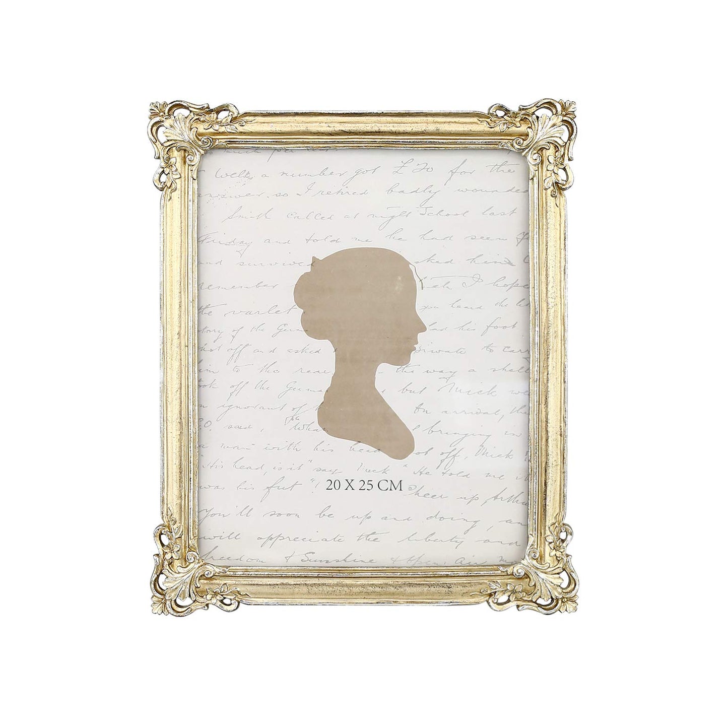 Sunlit Vintage Picture Frame 4x6 Inch, Luxury Antique Photo Frames with Glass Front, Photo Display, Tabletop Wall Hanging, Gift Ideas