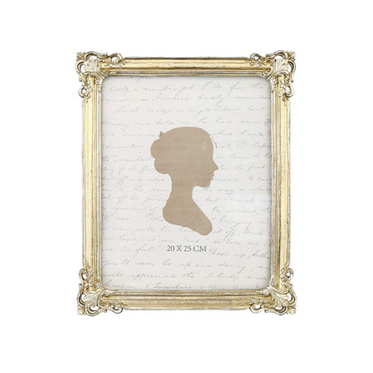 Sunlit Vintage Picture Frame 4x6 Inch, Luxury Antique Photo Frames with Glass Front, Photo Display, Tabletop Wall Hanging, Gift Ideas