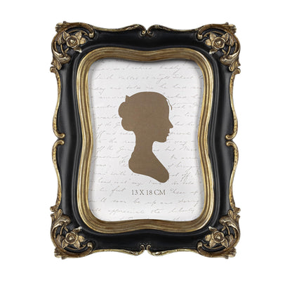Sunlit Vintage Small Picture Frame 2.5x3.5 Inch, Antique Mini Polaroid Photo Frames with Glass Front, Luxury Wallet Size Picture Frames, Tiny Photo Frames Display Tabletop Wall Hanging Gift Ideas, Gold