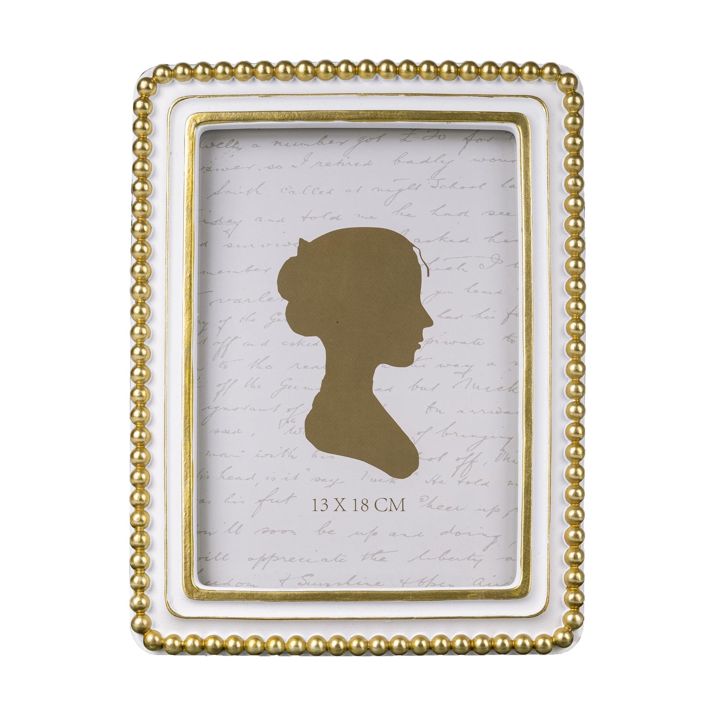 Sunlit Boho Vintage Picture Frame 4x4 Inch with Beaded Border, Luxury Antique Square Photo Frames with Glass Front, Photo Display, Tabletop Wall Hanging, Gift Idea, Distressed White