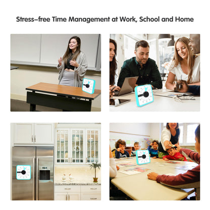 TWENTY5 SEVEN 7.5-Inch Visual Timer, Battery-Free 60-Minute Countdown Clock