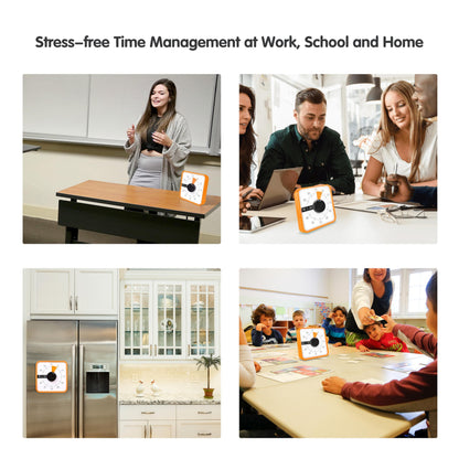 TWENTY5 SEVEN 7.5-Inch Visual Timer, Battery-Free 60-Minute Countdown Clock