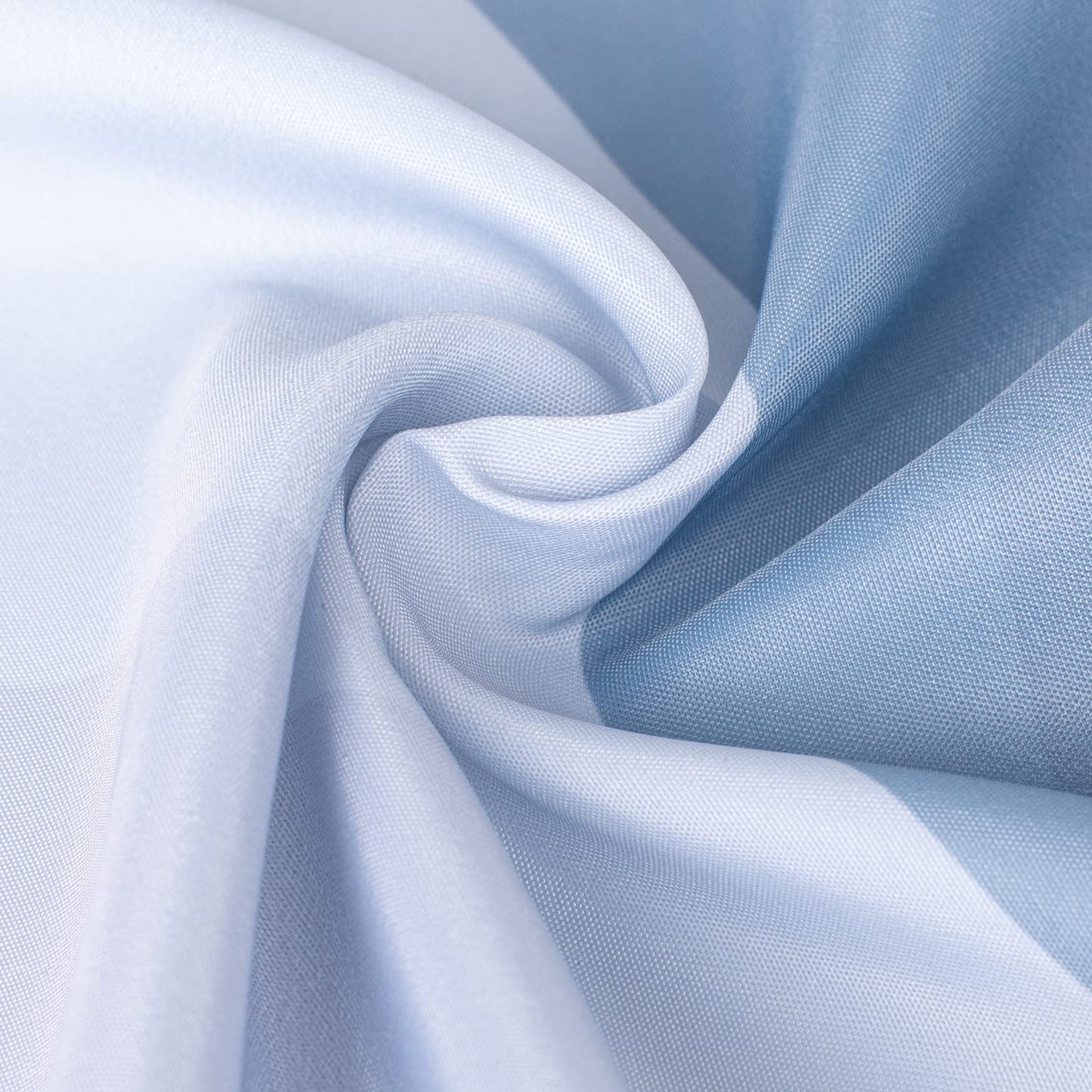 Sunlit Design 36 x 72 Inches Ombre Blue Small Stall Shower Curtain RV Half Size Narrow Bathroom Curtains Contemporary Geometric Fabric Bathroom Decor
