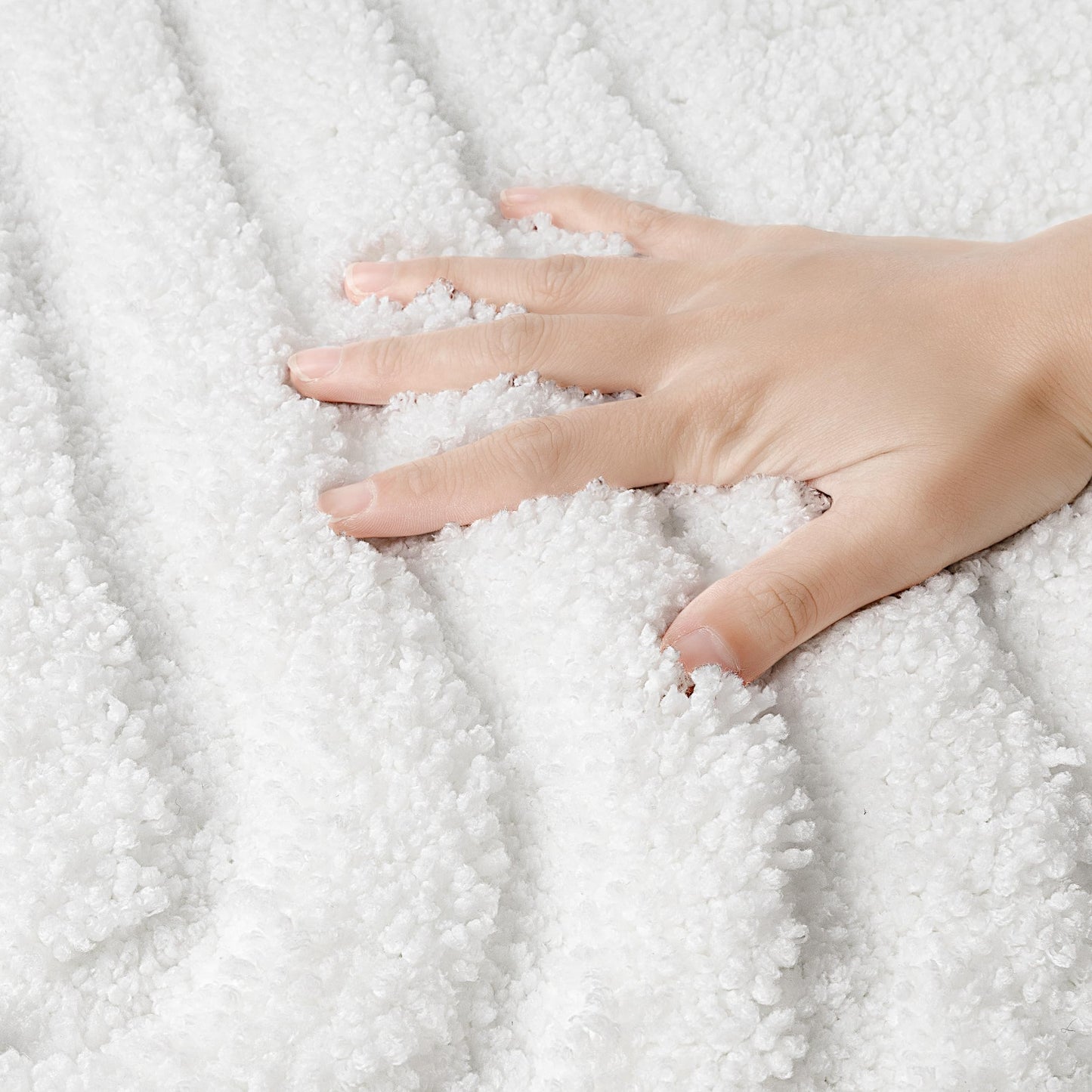 Sunlit 24"x60" Boho Decorative Textured Bathroom Rugs Runner, Mid Century Modern Extra Long Non-Slip Absorbent Soft Bath Mat, Organic Modern Floor Mat Bath Runner Dry Fast Machine Washable, Gray