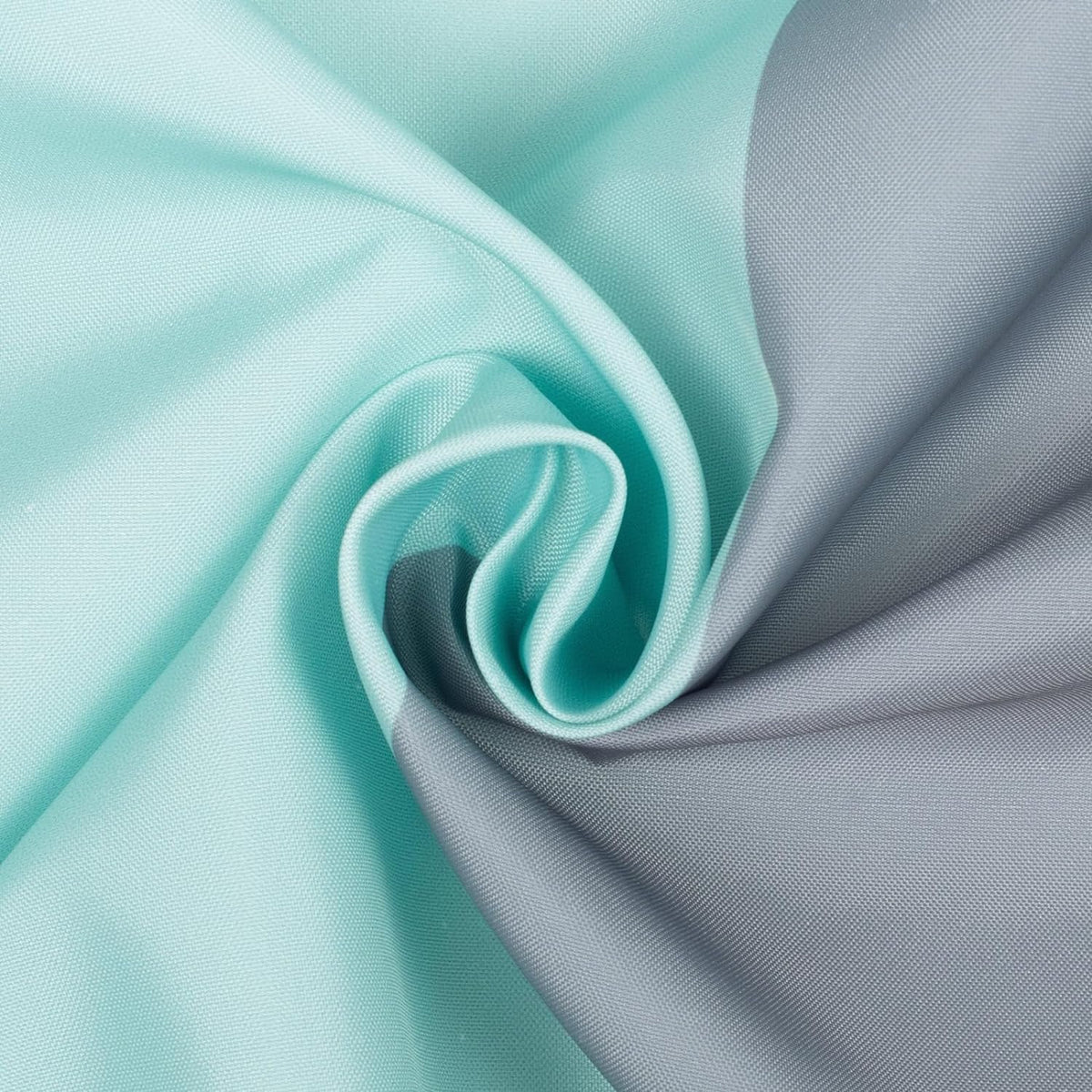 Sunlit Sage Green Gray Horizontal Stripes Water-Repellent Fabric Shower Curtain with Reinforced Metal Grommets Refreshing Striped Design Bathroom Decor, 72x72