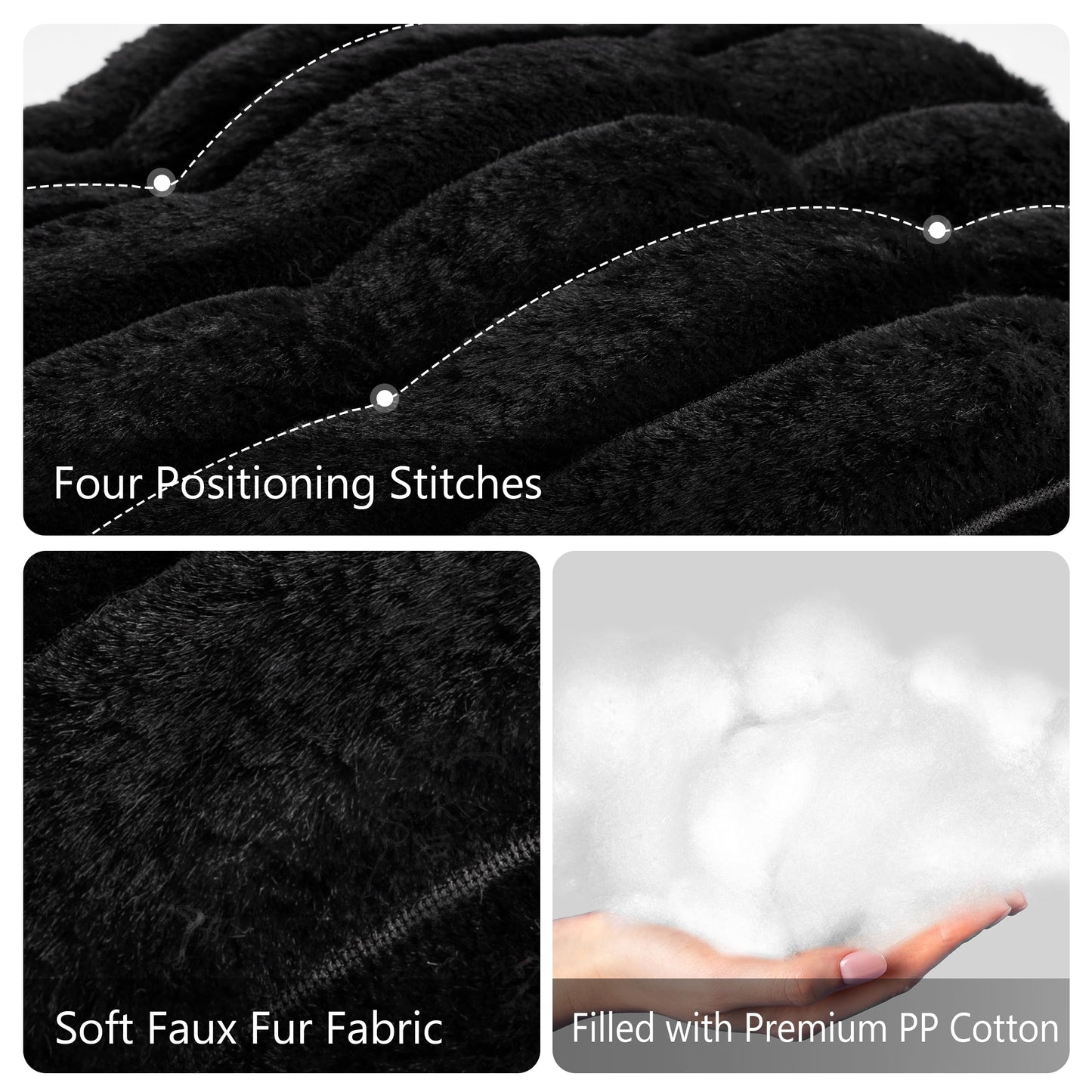 Sunlit Bar Stool Covers - Set of 2 Round Bar Stool Seat Covers, Soft and Cushioned Bar Chair Covers, Easy to Install and Wash, Cover Only, 12 Inch Diameter, Light Gray