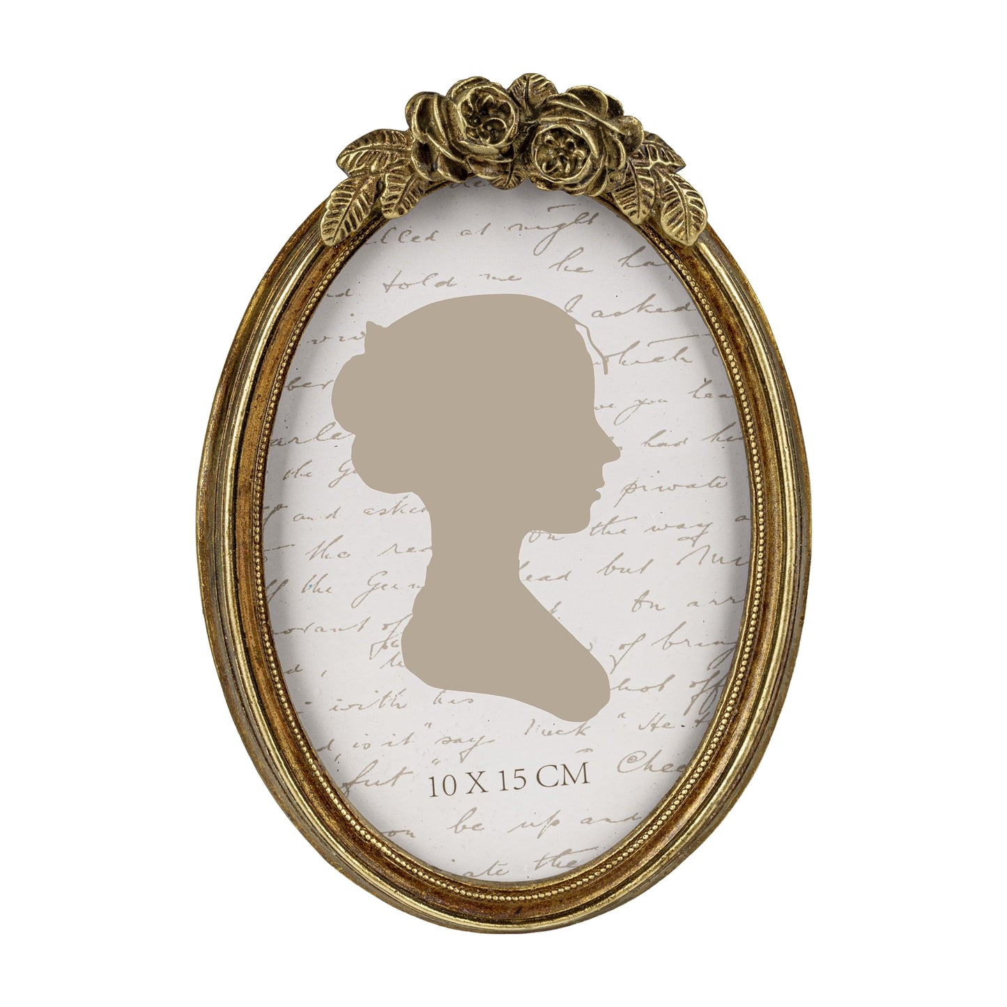 Sunlit Vintage Picture Frame 4x4 Inch, Luxury Antique Photo Frames with Glass Front, Luxury Photo Display, Tabletop Wall Hanging, Gift Ideas, Golden Rose