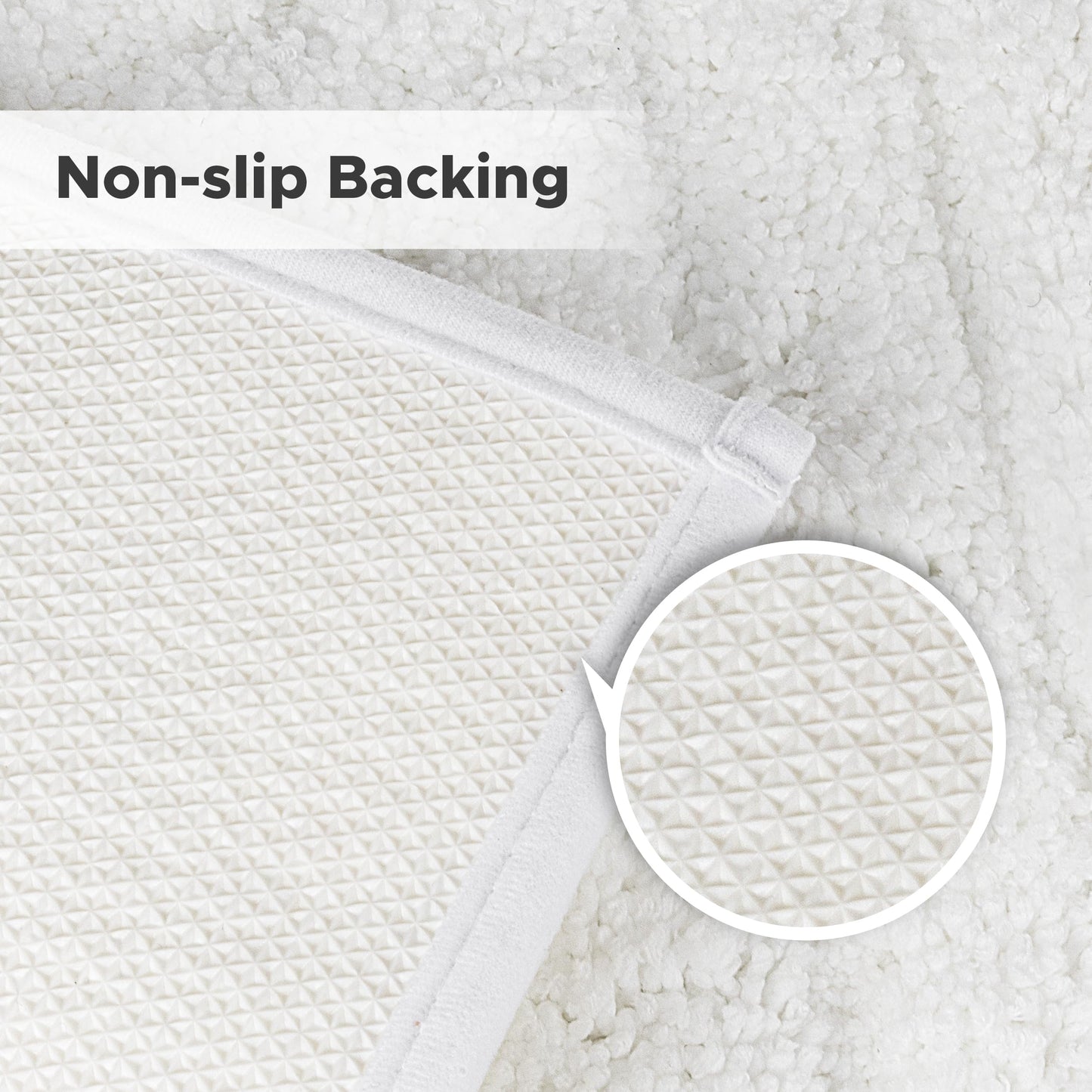 Sunlit 24"x60" Boho Decorative Textured Bathroom Rugs Runner, Mid Century Modern Extra Long Non-Slip Absorbent Soft Bath Mat, Organic Modern Floor Mat Bath Runner Dry Fast Machine Washable, Gray