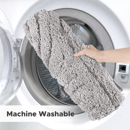 Sunlit 24"x60" Boho Decorative Textured Bathroom Rugs Runner, Mid Century Modern Extra Long Non-Slip Absorbent Soft Bath Mat, Organic Modern Floor Mat Bath Runner Dry Fast Machine Washable, Gray