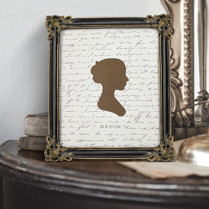 Sunlit Vintage Picture Frame 4x6 Inch, Luxury Antique Photo Frames with Glass Front, Photo Display, Tabletop Wall Hanging, Gift Ideas