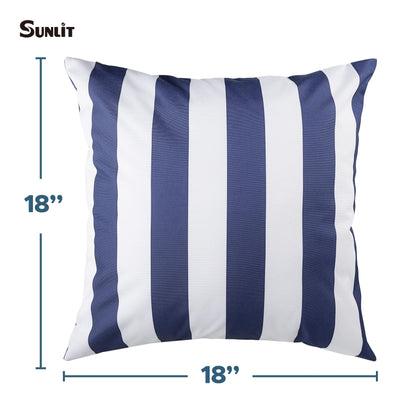 Sunlit Outdoor Bench Seat Cover 42" x 18" x 3", Replacement Cover Only, Water-Resistant Patio Outdoor Bench Cushion Cover, Bench/Settee/Swing Cushion Slipcover, Tropical Leaf, Green