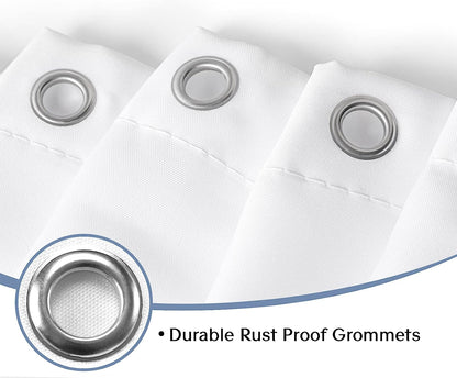 Sunlit Design Dreamy Shower Curtain, Flowering Vines in Pastel Cloud Fabric Shower Curtain with Purple Background, Bathroom Decoration Art Painting Shower Curtains, Purple, 71" x 71"