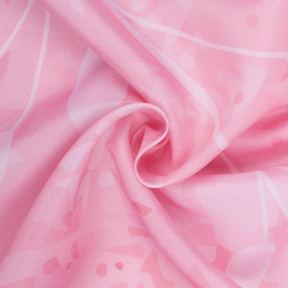 Sunlit Design Dreamy Shower Curtain, Flowering Vines in Pastel Cloud Fabric Shower Curtain with Purple Background, Bathroom Decoration Art Painting Shower Curtains, Purple, 71" x 71"