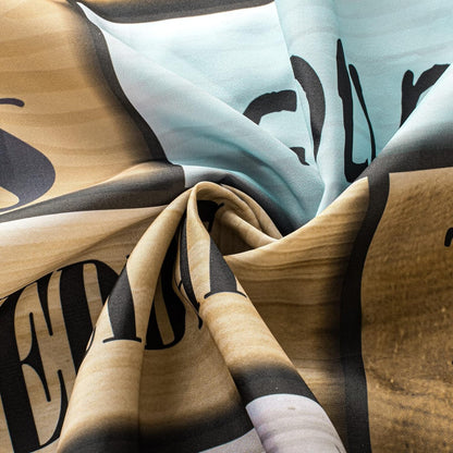 Sunlit Extra Long Inspirational Motivational Happiness Quotes for Courage Be Awesome Poster Print Rustic Cabin Shower Curtain Teak Closet Curtain Home Bathroom Decor Fabric Quote Tapestry